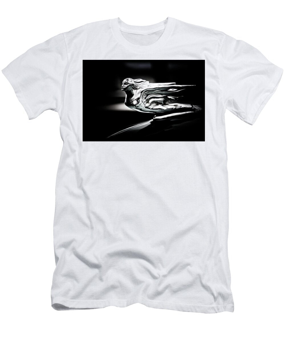 Chrome Hood Ornament Athena Mckinzie T-Shirt