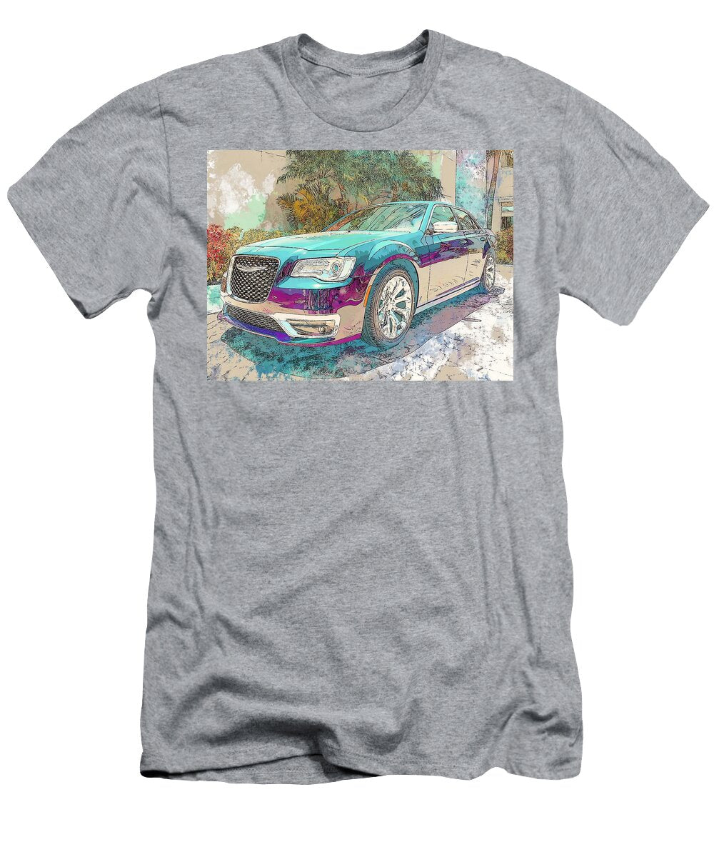 Chrysler 300 2015 Sedan Stylish Vehicle Colorful Car Vibrant Teal Car Design Hollie Love T-Shirt