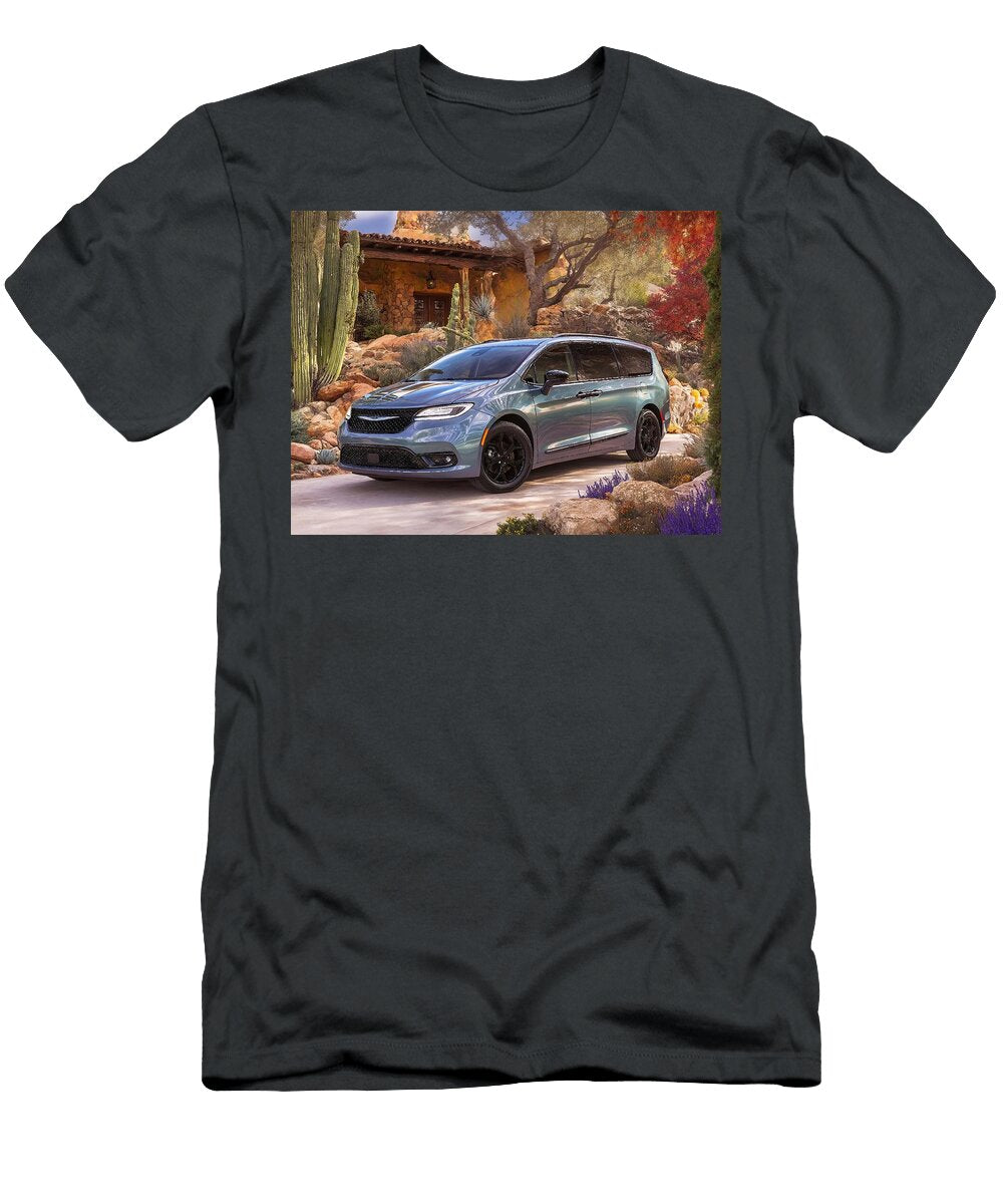 Chrysler Pacifica 2023 Minivan Desert Landscape Luxury Vehicle Stylish Minivan in Desert Oasis Hollie Love T-Shirt