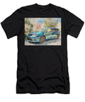 Chrysler Pacifica Hybrid 2017 Minivan Outdoor Scene Blue Car Blue Car in a Sunny Garden Hollie Love T-Shirt