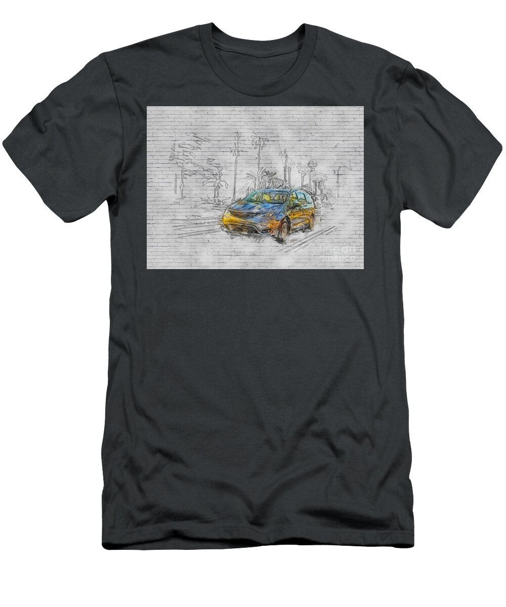 Chrysler Pacifica Hybrid Road 2017 Cars Minivan Ashtyn Treutel T-Shirt