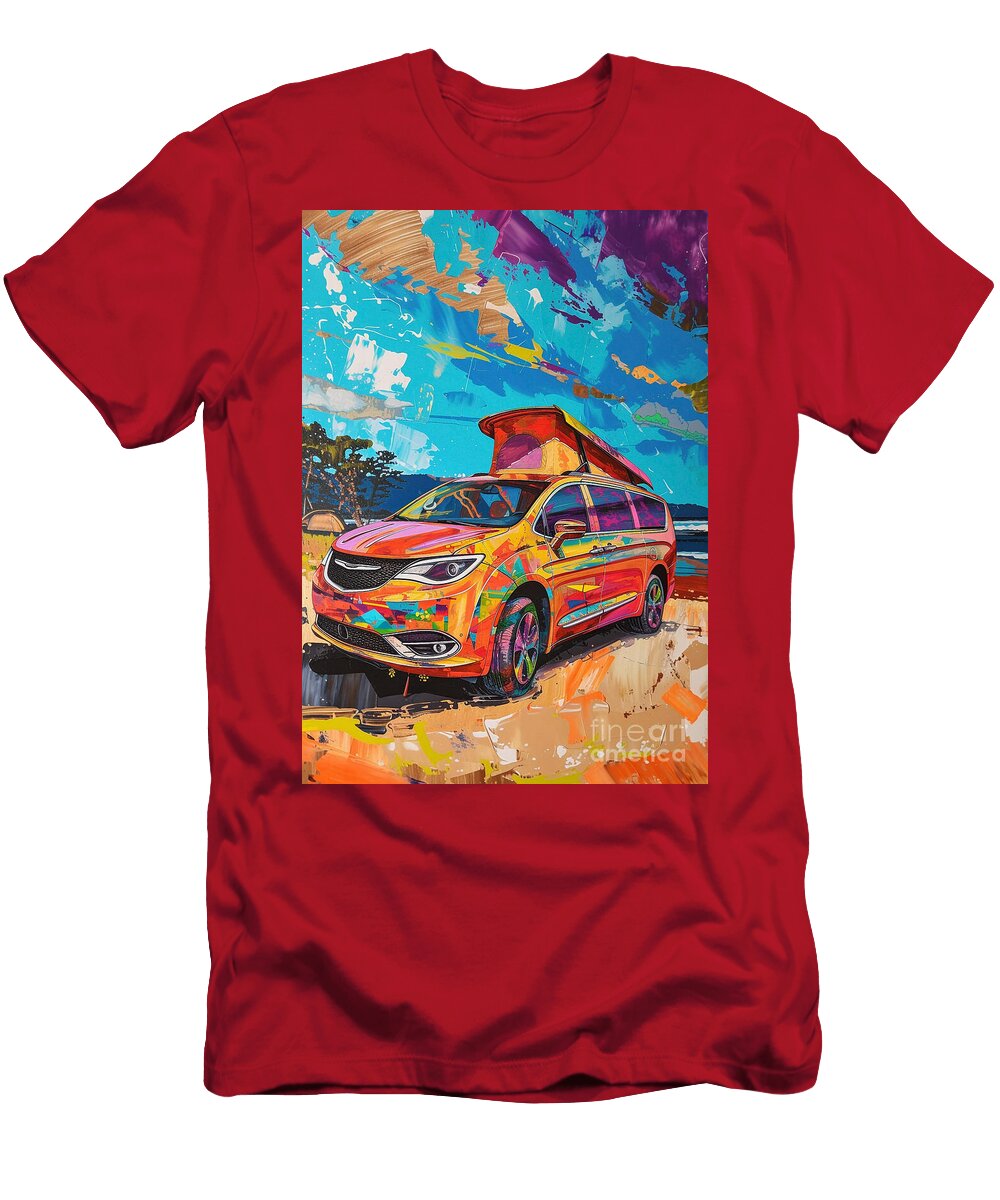 Chrysler Pacifica with a Camping Theme Destiney Sullivan T-Shirt