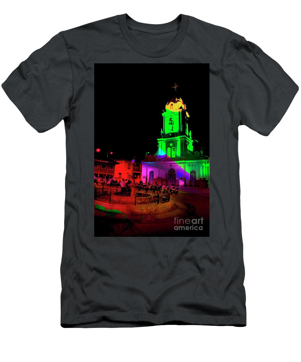 Church in Racar Ecuador At Night Al Bourassa T-Shirt
