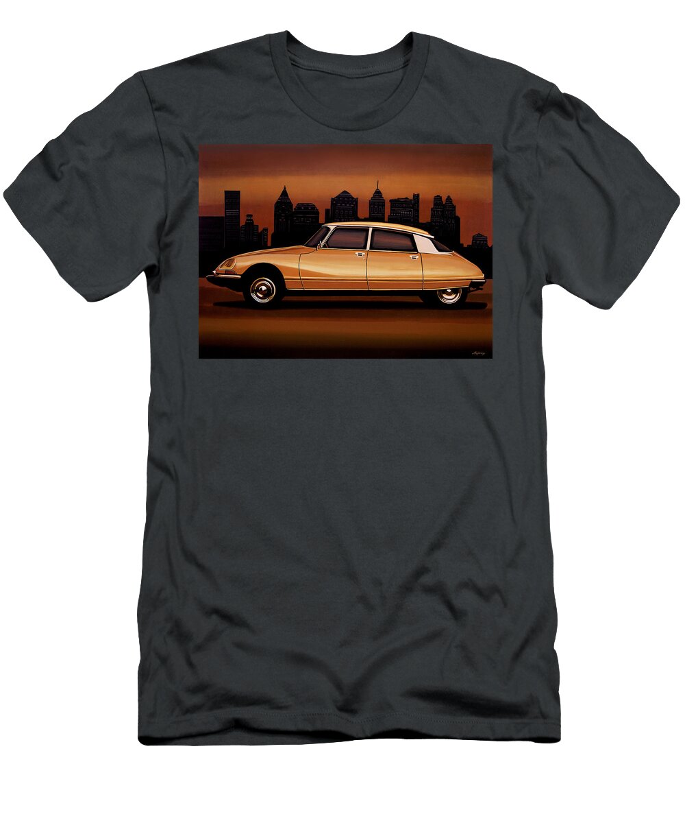 Citroen Ds Painting Paul Meijering T-Shirt