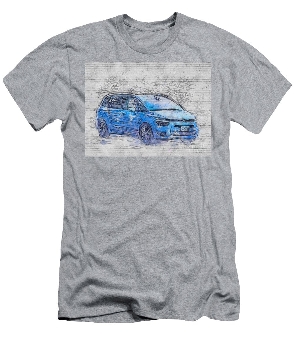 Citroen Grand C4 Picasso Minivans 2015 Cars Jp Spec Highway French Ashtyn Treutel T-Shirt