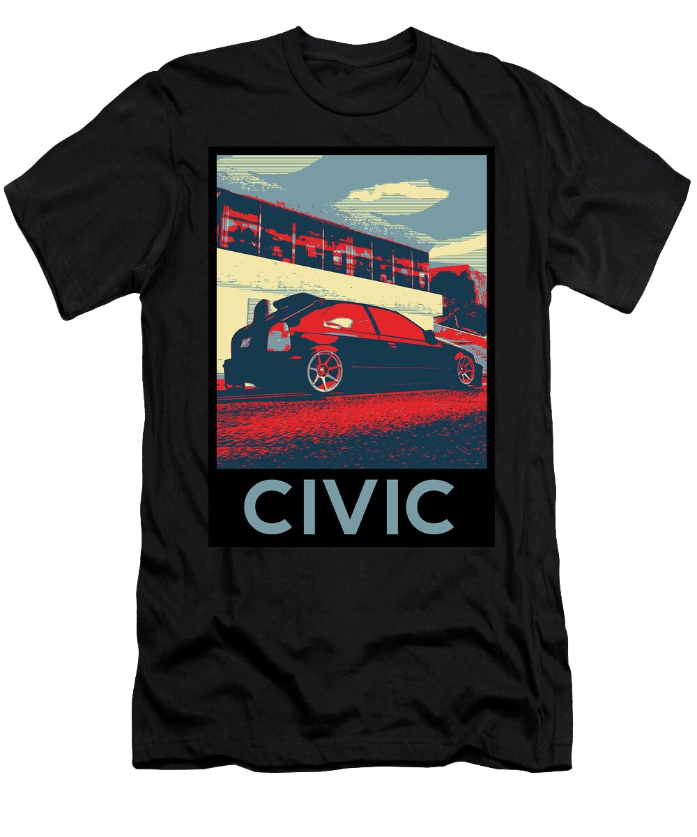Civic Ek9 Vtec 2 Henshin Nawbu T-Shirt