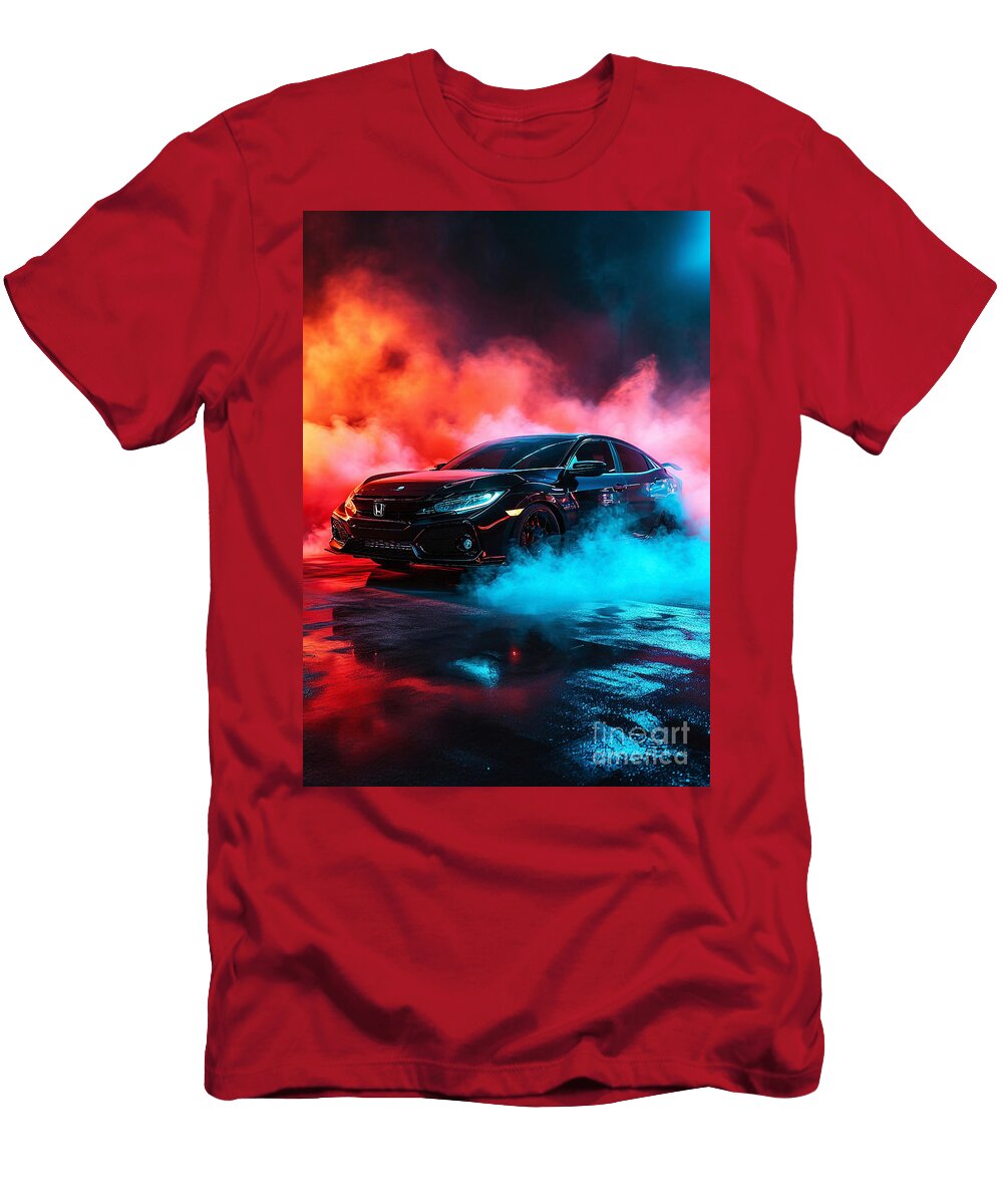 Civic Hatchback Radiance Honda Civic Hatchback in Epic Smoke Clark Leffler T-Shirt
