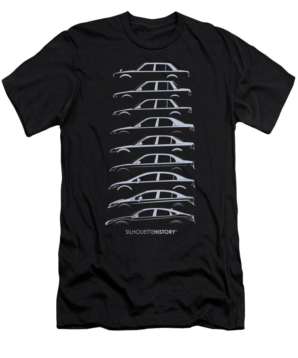 Civil Sedan Silhouettehistory Gabor Vida T-Shirt