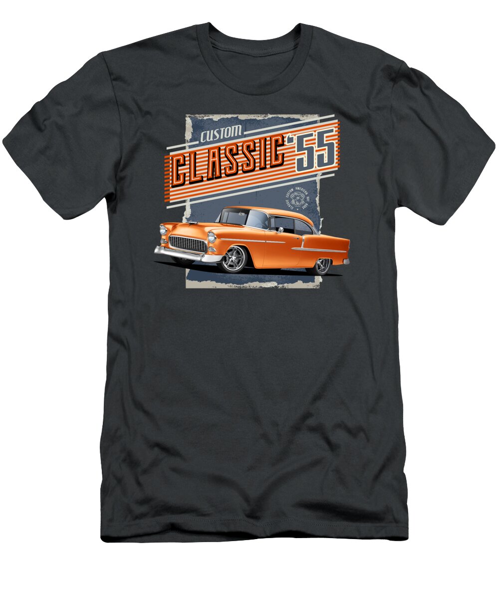 Classic 1955 Street Rod Paul Kuras T-Shirt