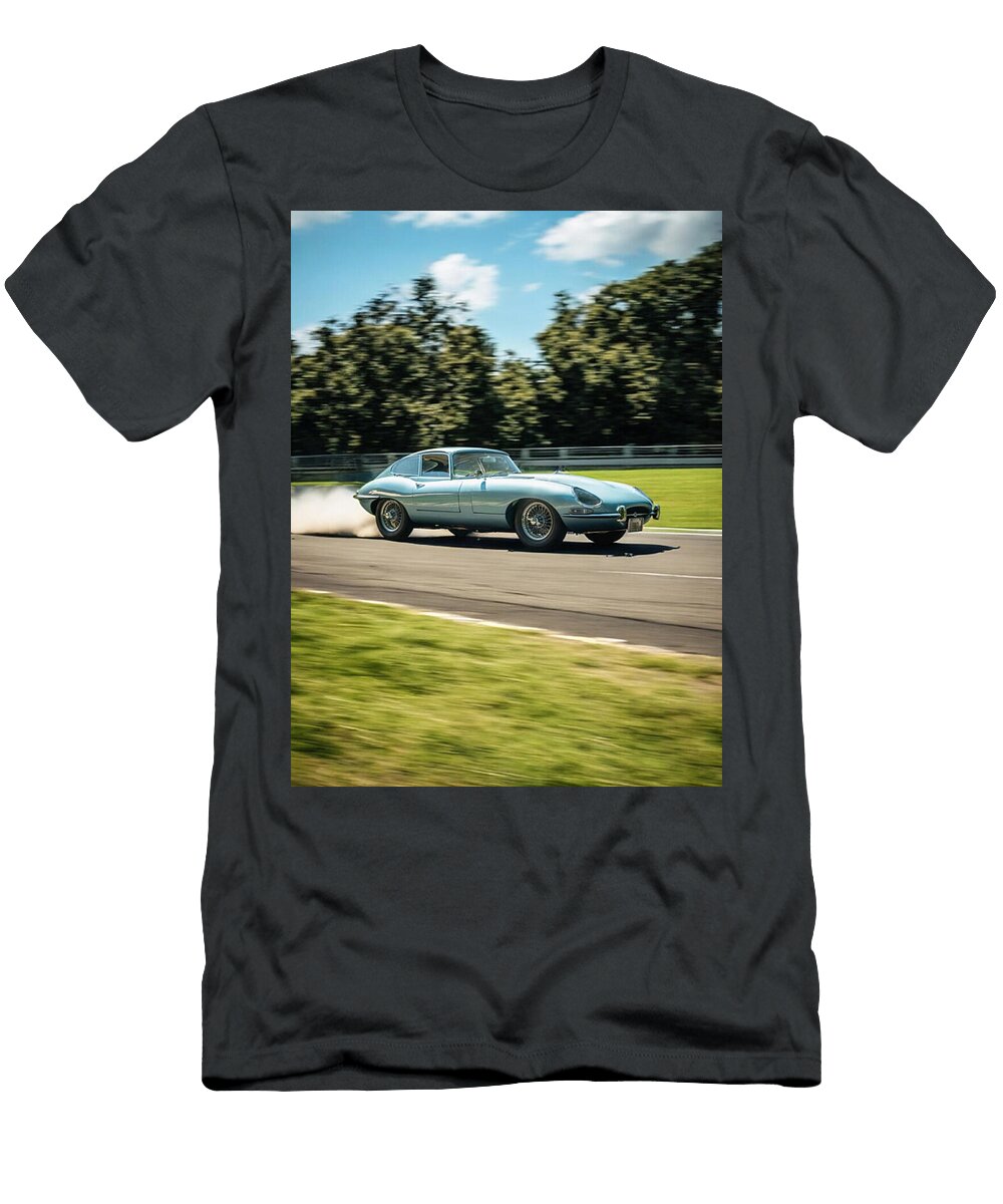 Classic 1965 Jaguar E Type in Action Scott Van Osdol T-Shirt