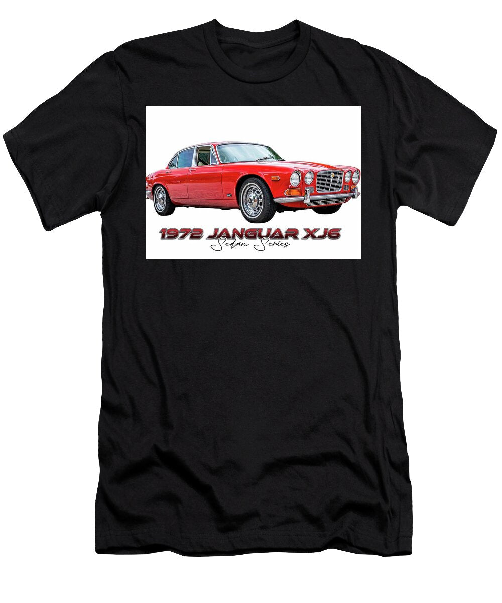 Classic 1972 Jaguar Xj6 1972 Jaguar Xj6 Sedan Travel Poster Art Print T-Shirt