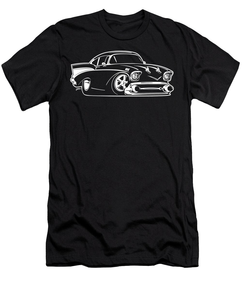 Classic American Hot Rod Cartoon Jeff Hobrath T-Shirt