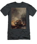 Classic American Muscle Car in the Rain Vintage Chevy Impala Art Lowell Harann T-Shirt