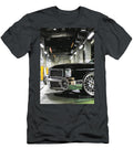 Classic Black Oldsmobile Achieva Car in a Parking Garage Lowell Harann T-Shirt