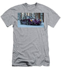 Classic Car in Snowy Forest Evie Carrier T-Shirt