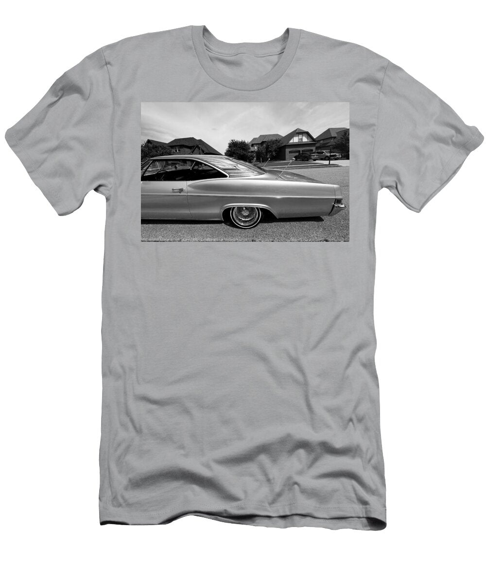 Classic Car in Suburban Street Frank Jimenez T-Shirt