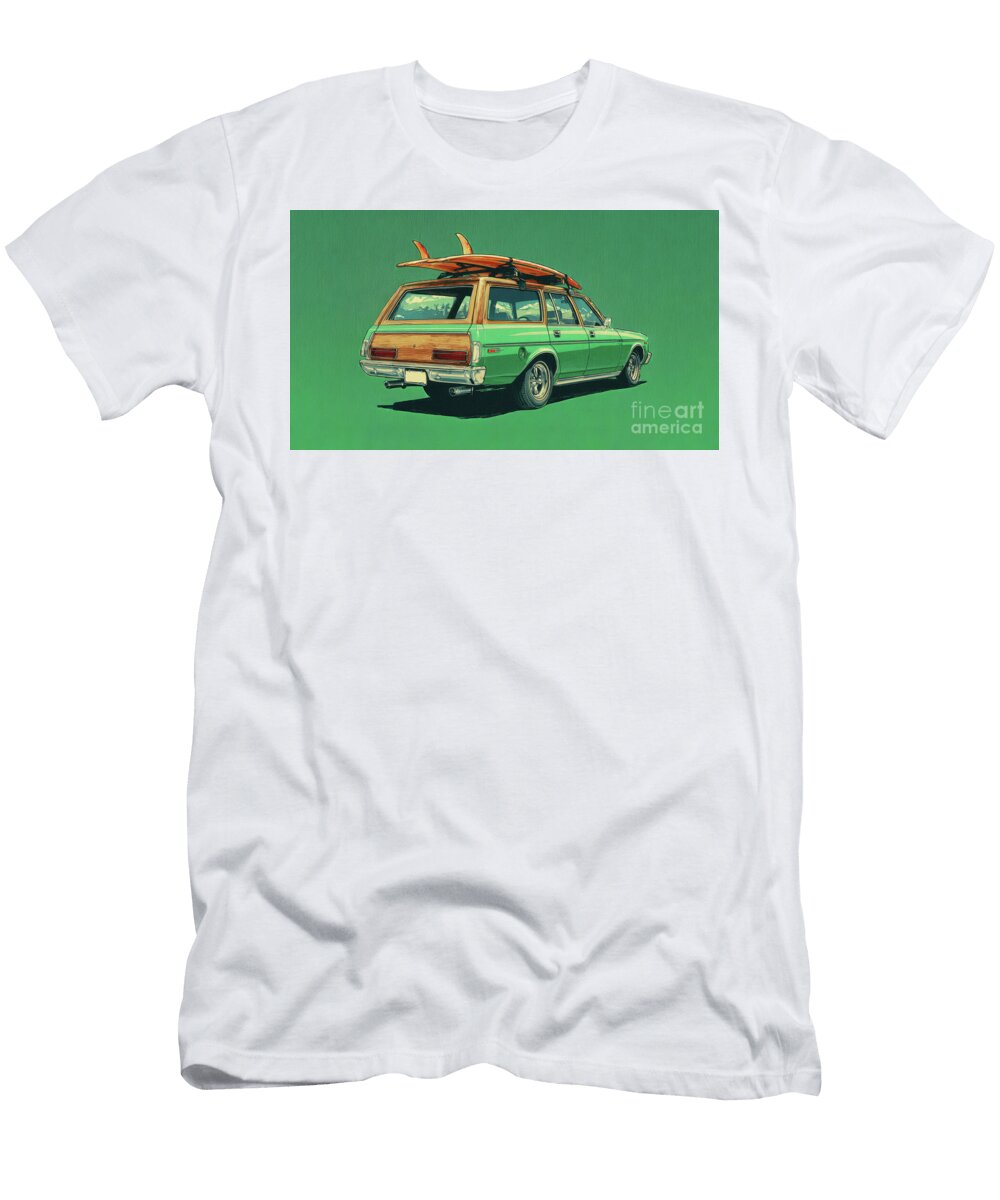 Classic Car with Surfboards on Top Beautiful Things T-Shirt