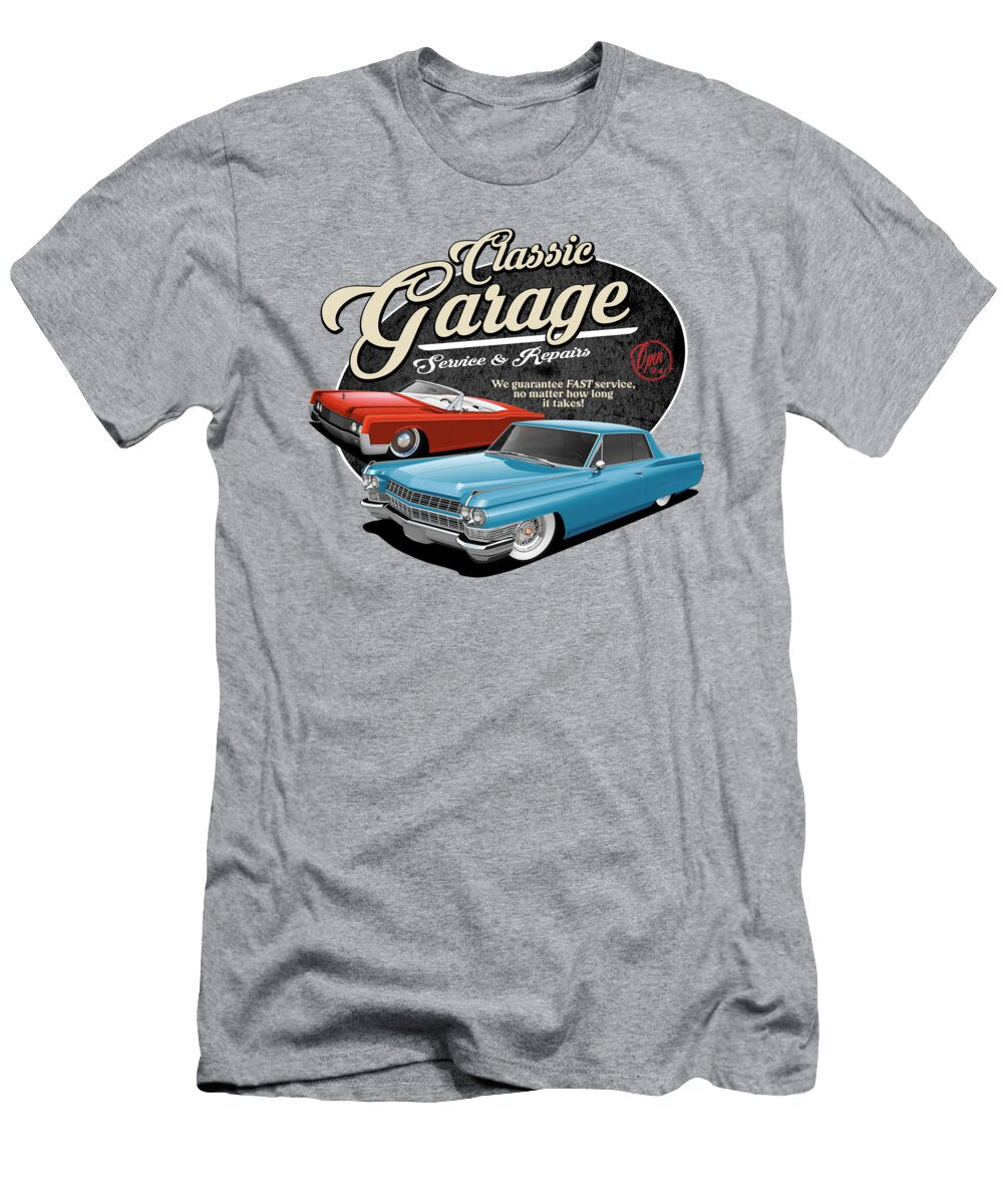 Classic Cars Garage Paul Kuras T-Shirt