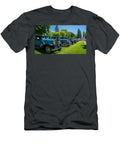 Classic Cars Lined Up in the Park Evie Carrier T-Shirt