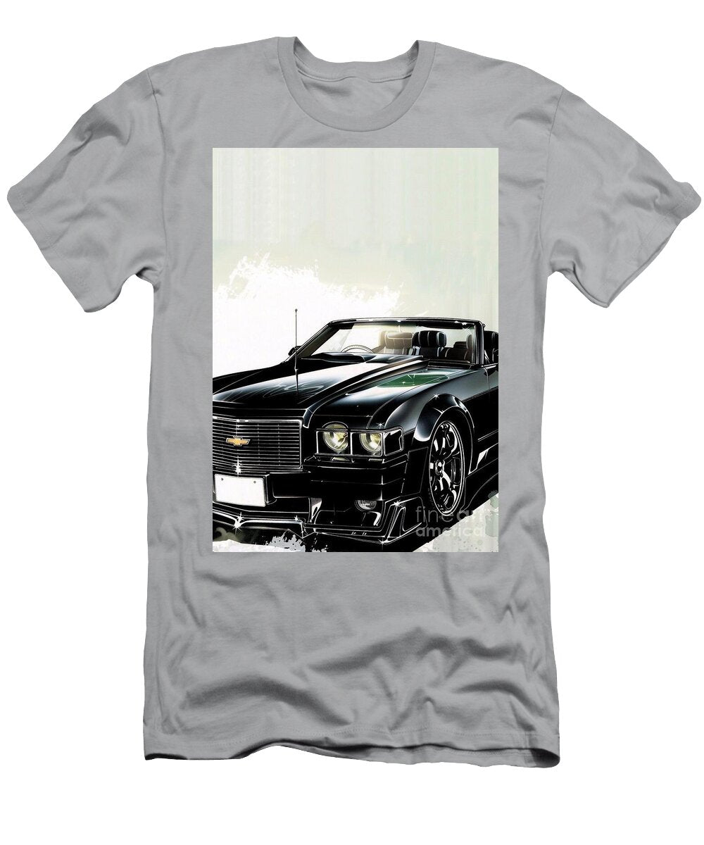 Classic Chevrolet Convertible Custom Chevrolet Caprice Car Illustration Lowell Harann T-Shirt