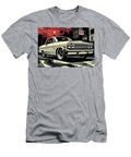 Classic Chevrolet Malibu Rs Car Illustration Night City Street Scene Destiney Sullivan T-Shirt