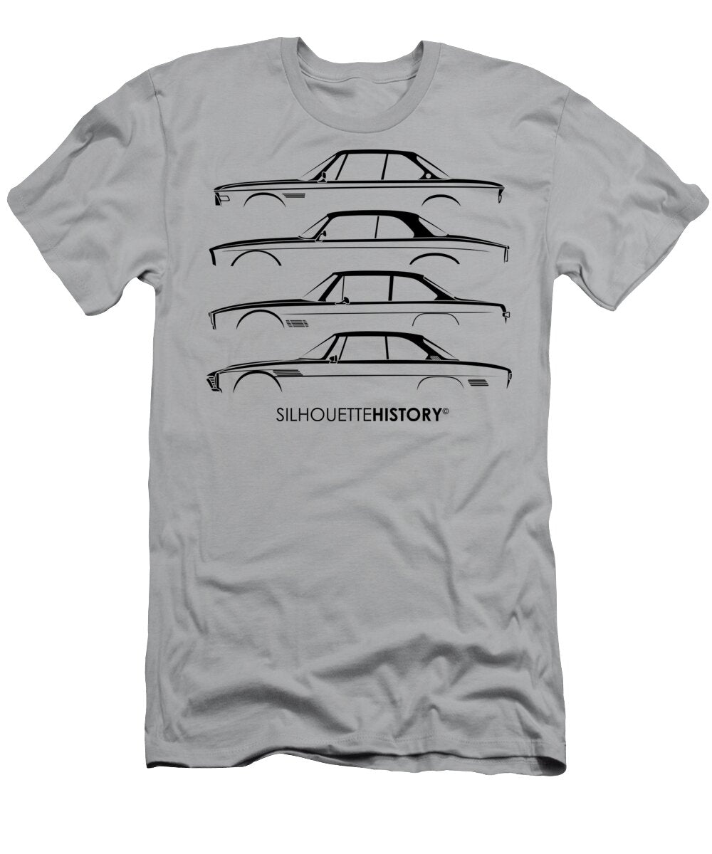 Classic Gran Turismo Black Silhouettehistory Gabor Vida T-Shirt