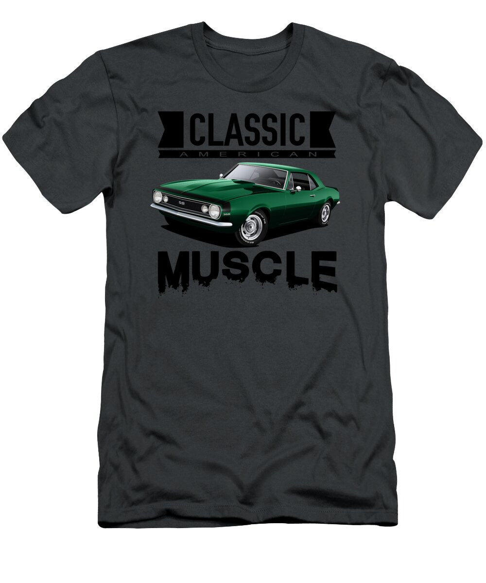 Classic Green Muscle Car Paul Kuras T-Shirt