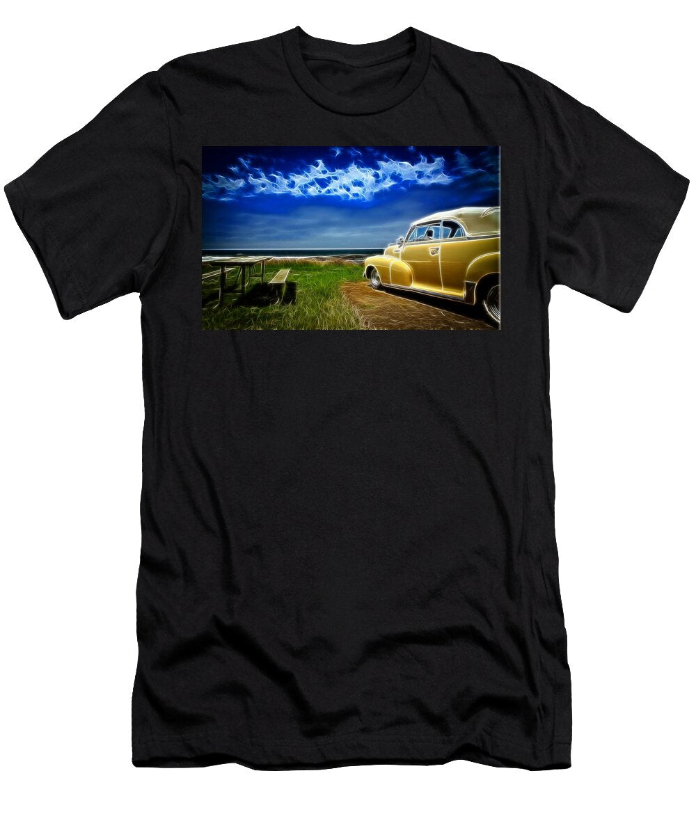 Classic Hotrod Beach Steve Mckinzie T-Shirt