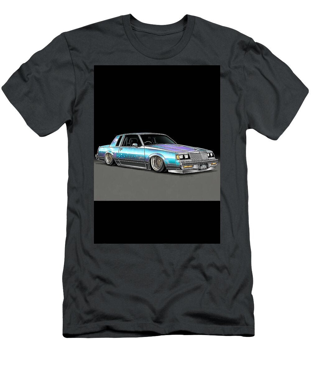 Classic Lowrider Car Design Buick Reatta Muscle Car Lois Russo T-Shirt