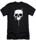 Classic Metal Graffiti Skull Dripping Paint Graffiti Graphic Deluxe Chimp T-Shirt