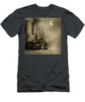 Classic Motorcycle in the Fog Pmc 317 Yo Pedro T-Shirt