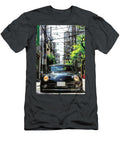 Classic Nissan Nissan Figaro Car Parked on a Street in Japan Lowell Harann T-Shirt