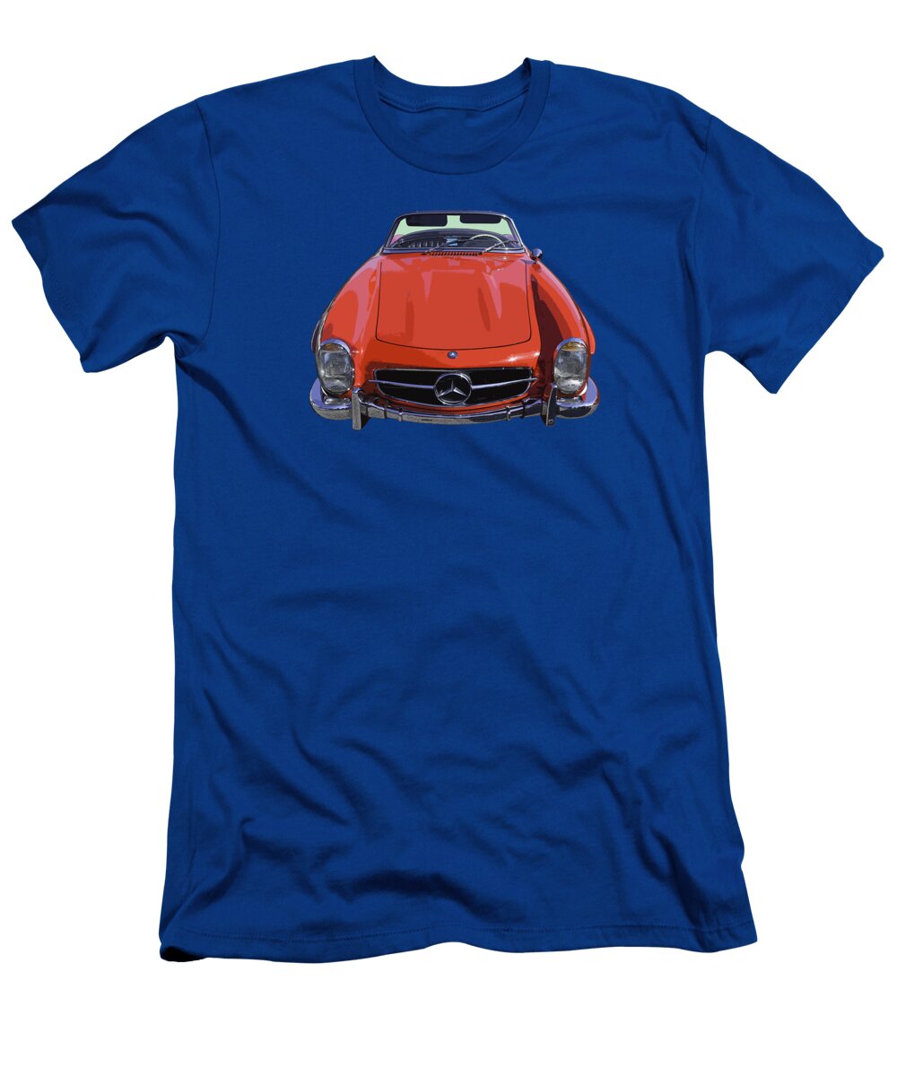 Classic Red Mercedes Benz 300 Sl Convertible Sportscar Keith Webber Jr T-Shirt