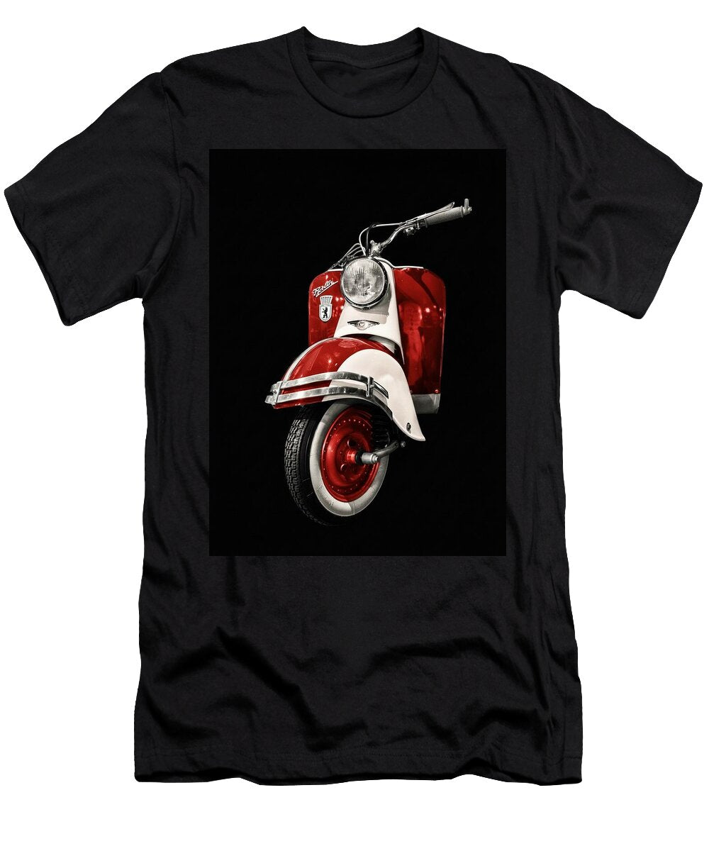 Classic Red Scooter David Gallardo T-Shirt
