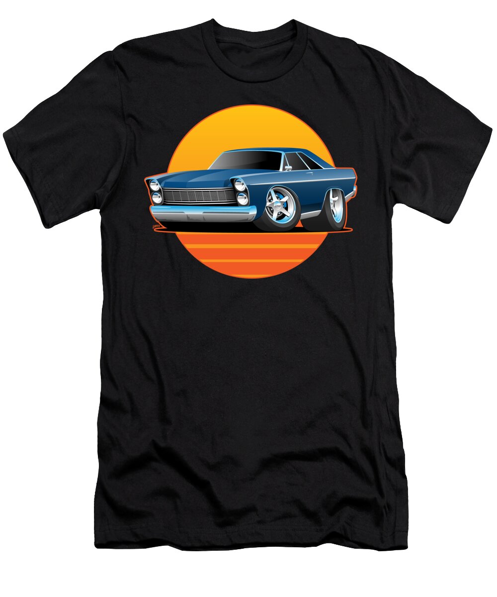 Classic Sixtes Big American Muscle Car Jeff Hobrath T-Shirt