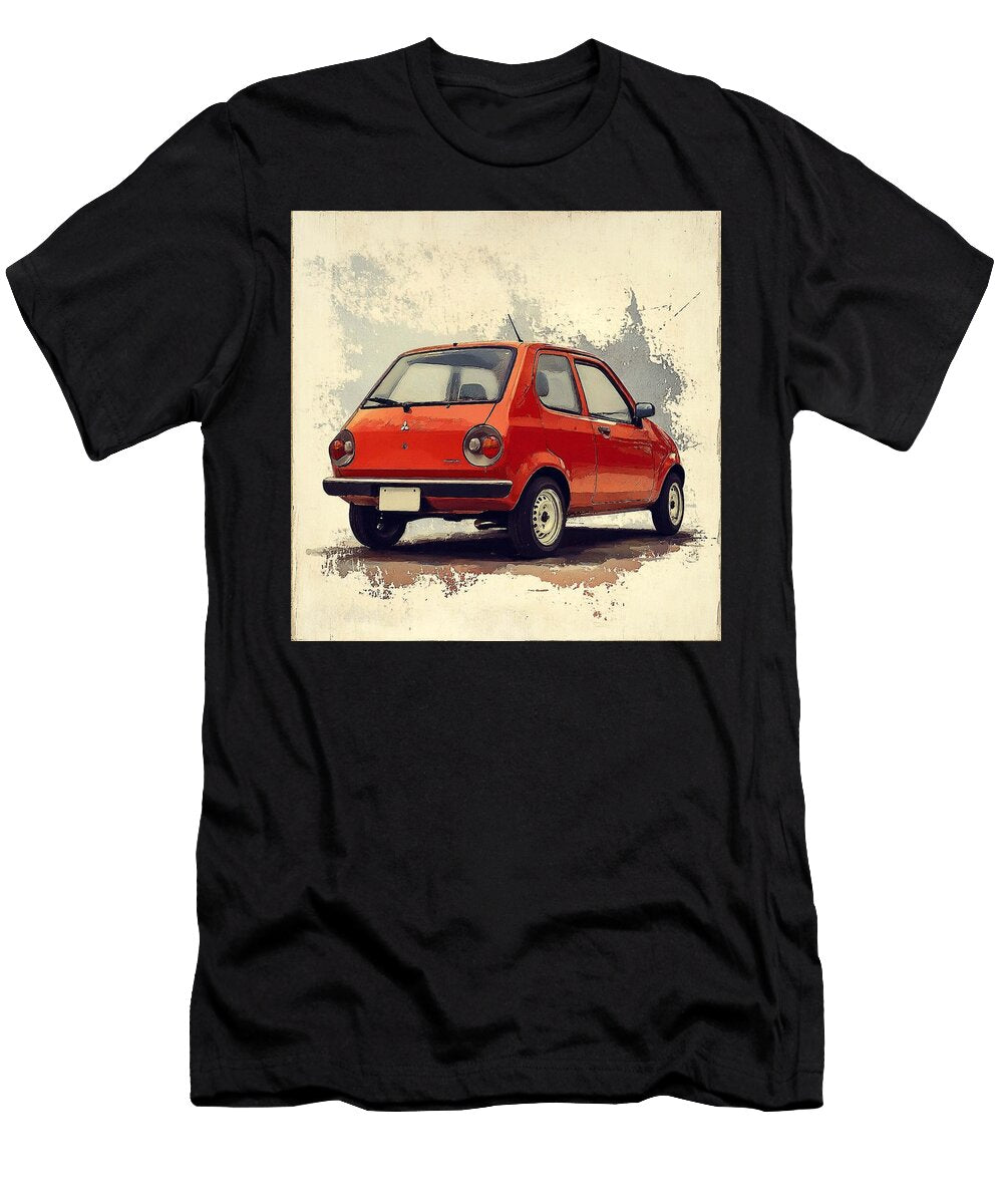 Classic Vehicle Mitsubishi Mirage 2012 Japan Hatchback Jdm Car Vintage Vintage Car Retro Design Grayson Sheppard T-Shirt