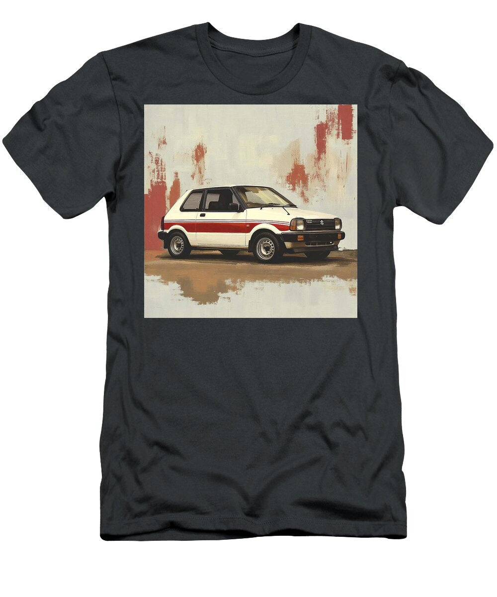 Classic Vehicle Suzuki Swift 1983 Japan Hatchback Jdm Car Vintage Car Retro Design Grayson Sheppard T-Shirt
