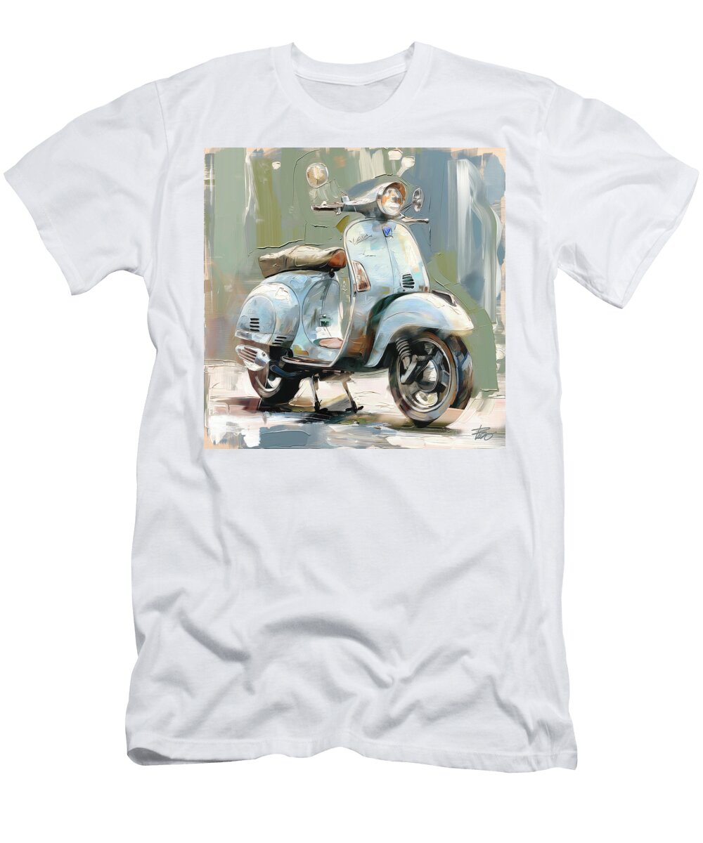 Classic Vespa Peter Farago T-Shirt