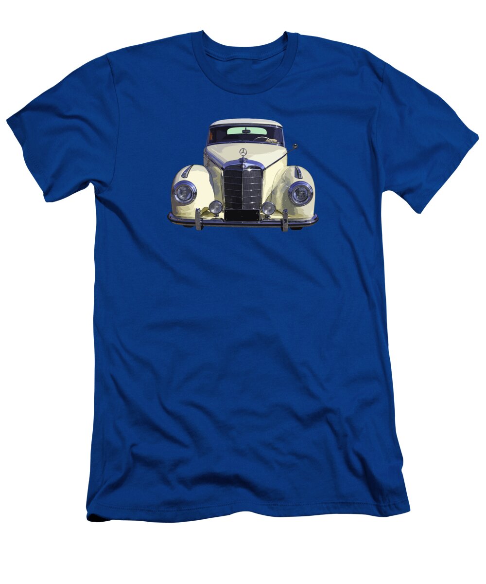 Classic White Mercedes Benz 300 Keith Webber Jr T-Shirt