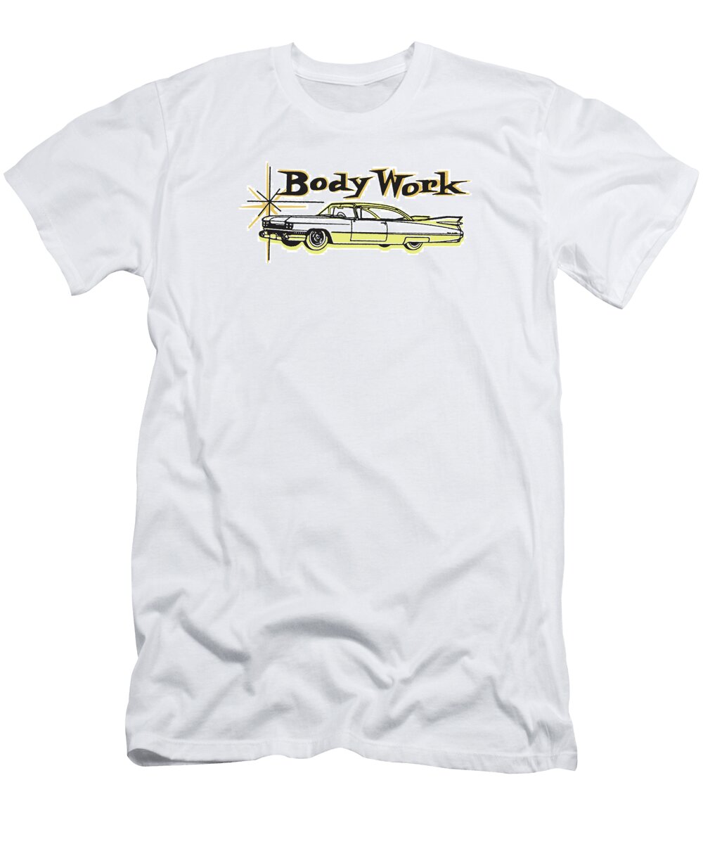 Clean Car with the Words Body Work Csa Images T-Shirt