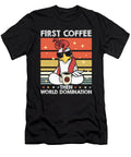 Cock Coffee Sunglasses Farmer Farming Rooster Crazy Squirrel T-Shirt