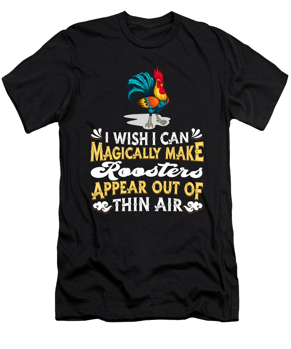 Cock Farmer Farming Rooster Crazy Squirrel T-Shirt