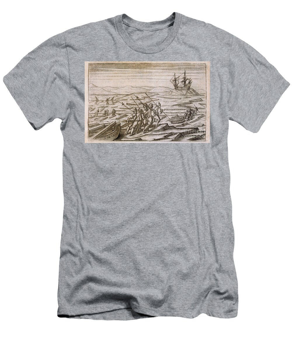 Collecting Driftwood for the Cabin in Which the Expedition Wintered Dutch School T-Shirt