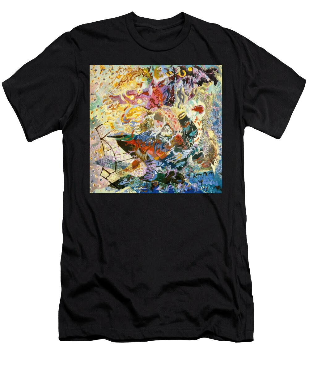 Colorful Abstract Chaos Endre Rozsda Endre Rozsda T-Shirt