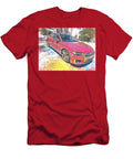 Colorful Artwork Audi A6 2023 Sedan Red Car Drawing Vibrant Red Car Illustration Hollie Love T-Shirt