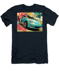 Colorful Beetle Explosion Volkswagen New Beetle 2000 Hatchback Abstract Art Colorful Car Vibrant Abs Hollie Love T-Shirt