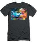 Colorful Car in Abstract Scenery Toyota Prius 2023 Hybrid Hatchback Colorful Art Abstract Car Vibran Hollie Love T-Shirt