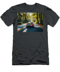 Colorful Car on Forest Road Evie Carrier T-Shirt