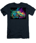 Colorful Retro Car Explosion Volkswagen New Beetle 2000 Hatchback Abstract Art Colorful Car Vibrant Hollie Love T-Shirt