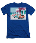 Colorful Scooters By the Seaside Franklyn Gregory T-Shirt